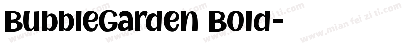 BubbleGarden Bold字体转换